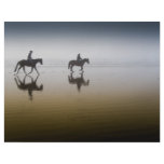 Horse riders at the beach custom flyer