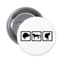 Horse - riding pinback buttons