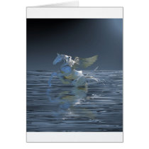Horse rising from the depth, cards by patamman Horse rising from the depth, cards