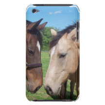 Horse Romance iTouch Case Barely There iPod Cover