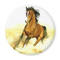 Horse Running magnets by hizli_art Horse Running magnets