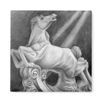 Horse Sculpture magnets by jennieyuen Horse Sculpture magnets