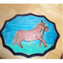 horse sculpture photo cut outs
