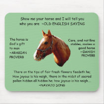 HORSE SENSE - mousepad by Horseshoes3 HORSE SENSE - mousepad