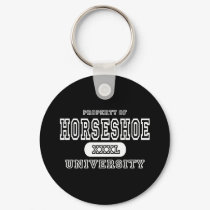 Horse Shoe University Dark keychains by universityshirts Horse Shoe University Dark keychains