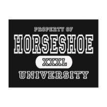 Horse Shoe University Dark postcards by universityshirts Horse Shoe University Dark postcards