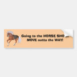 Horse Show Bumper sticker
