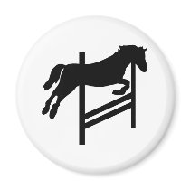Horse - Show Jumping magnets by Thinkdifferent Horse - Show Jumping magnets