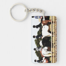 Horse Show Line Up Acrylic Keychains