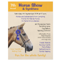 Horse show or event flyer