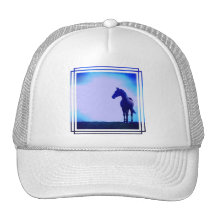 Horse Silhouette Design Baseball Hat