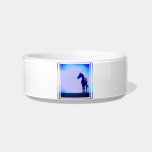 Horse Silhouette Design Pet Bowl Cat Water Bowl