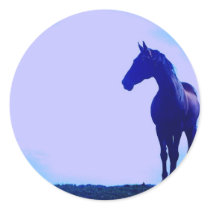 Horse Silhouette Design Sticker stickers