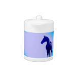 Horse Silhouette Design Teapot
