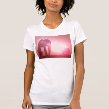Horse Silhouette Ladies T-Shirt