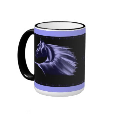 Horse Silhouette Mug by Lotacats