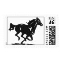 Horse Silhouette Postage postage
