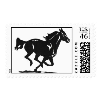 Horse Silhouette Postage stamp