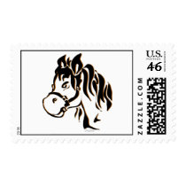 Horse Silhouette Stamp by elledeegee Horse Silhouette Stamp