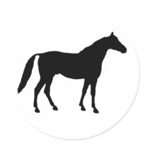 Horse Silhouette stickers