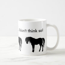 horse silouette, horse silouette, horse silouet... coffee mugs