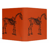 horse skeleton binder
