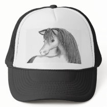 Horse Sketch hats