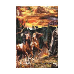 Horse Sky Illusion Canvas Art Gallery Wrapped Canvas