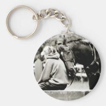 Horse Snuggles Keychain