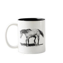 HORSE, STALLION, PENCIL ART REALISM mugs by joyart HORSE, STALLION, PENCIL ART REALISM mugs