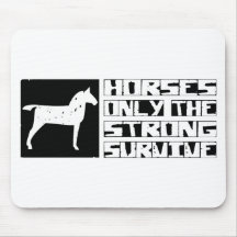 Horse Survive Mouse Mat