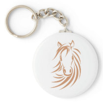 Horse T-shirts, Shirts and Custom Horse Clothing Keychain