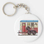 Horse Trailer Camper Keychain