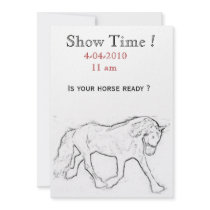 Horse Trainer Custom Invitation