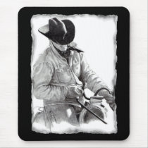 HORSE TRAINER PENCIL ART MOUSE PAD mousepads