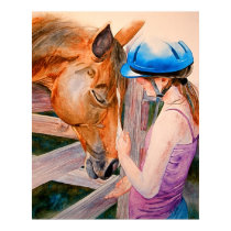 Horse Training The Love of Horses Canvass Print