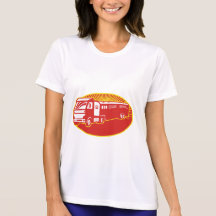 Horse Transport Truck Trailer Retro T Shirts