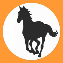 Horse Trotter stickers