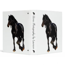 Horse turning suddenly 3 ring binders
