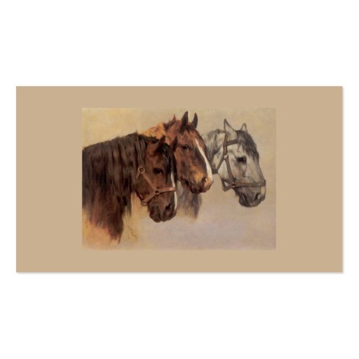 Horse Vintage Business Card