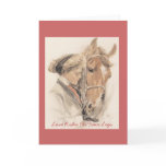 Horse Vintage Greeting Card