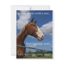 horse walks into a bar invitations by lilandluckysloot horse walks into a bar invitations