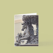 Horse Water Fountain Note Cards cards