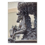 Horse Water Fountain Note Cards