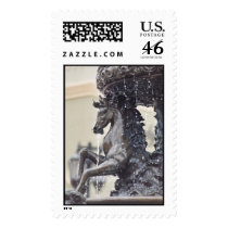 Horse Water Fountain Stamp by Captain_Panama Horse Water Fountain Stamp