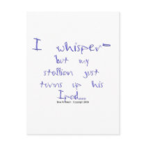 Horse Whisperer: stallion Ipod postcards by bownranch2 Horse Whisperer: stallion Ipod postcards
