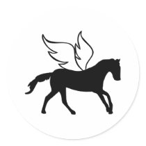 Horse - Wings stickers by Thinkdifferent Horse - Wings stickers