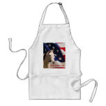 Horse With American Flag Apron