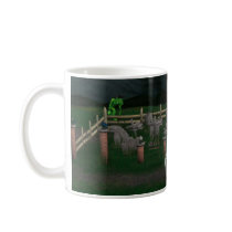 Horse With Ghoul Friends Halloween Mug by horsesense Horse With Ghoul Friends Halloween Mug