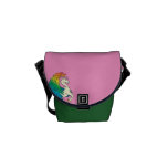 Horse with the Rainbow Wings Courier Bag